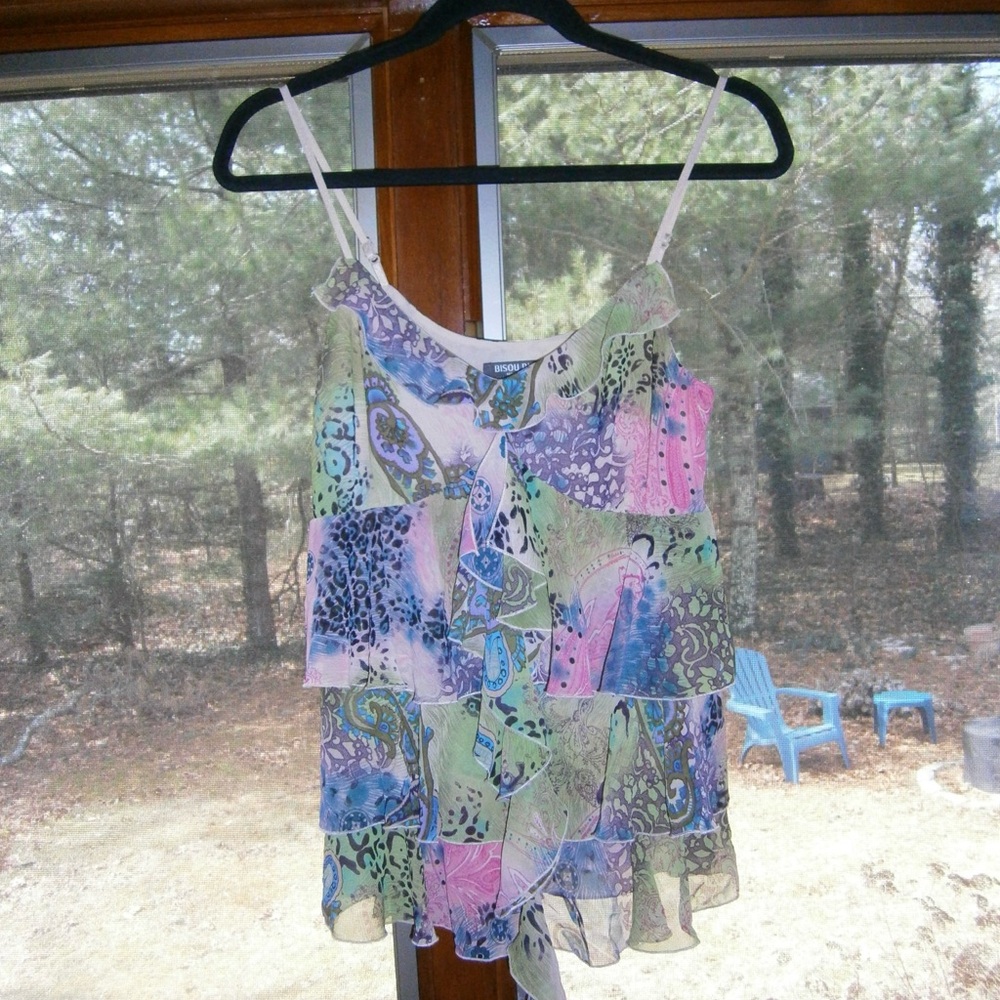 Bisou Bisou Multicolor Sleeveless Top